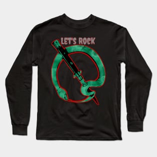 Let's Rock original qotsa snake Long Sleeve T-Shirt